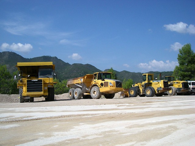 Parking de maquinaria móvil